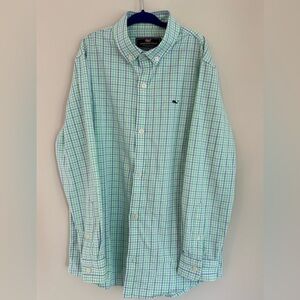 Boys Vineyard Vines Perfomance Button Down Shirt